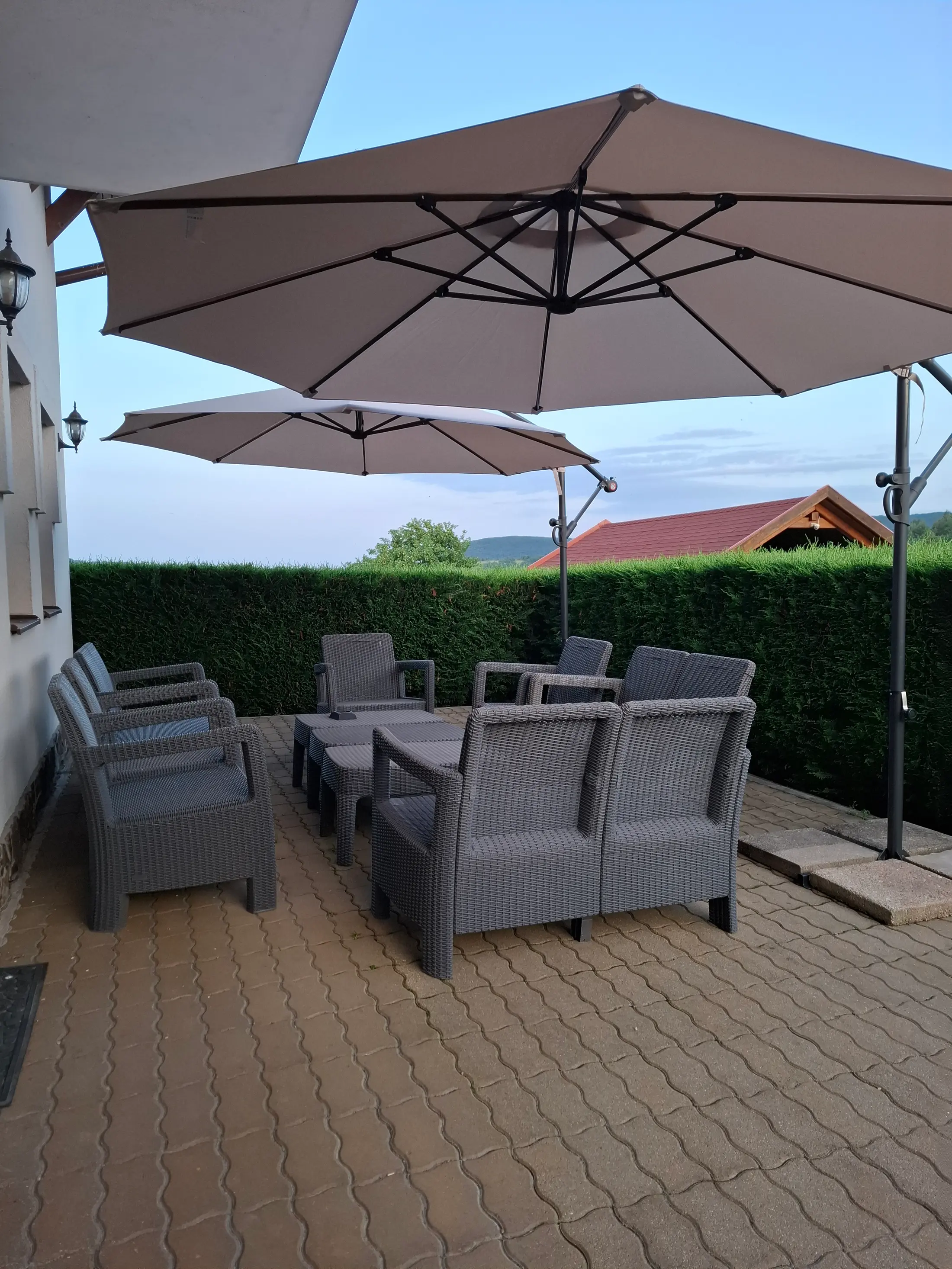 Privát hangulatú terasz